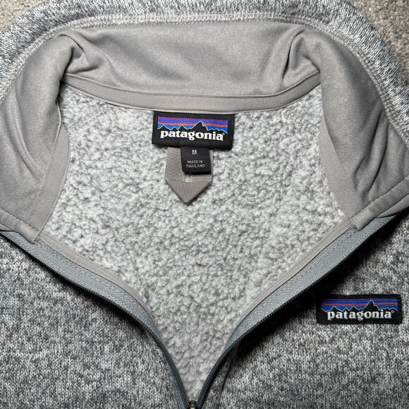 Patagonia 1/4 Zip Pullover Sweatshirt Women’s Medium Gray Better Sweater - Picture 3 of 5